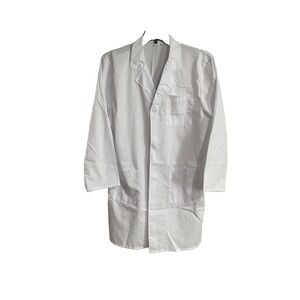 Doctor lab coat jacket WHITE long COSTUME hospital medical size SMALL EUC G1